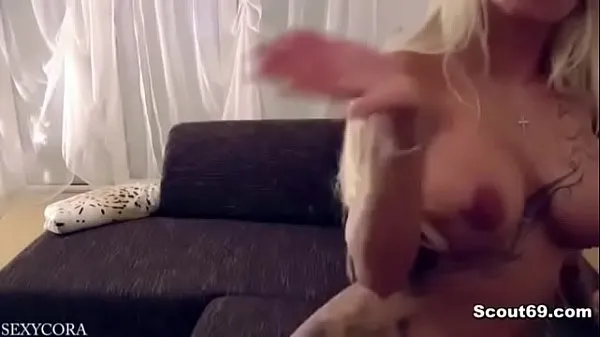 Video HD German Hot Blonde Teen Sexy Cora with Big Boobs Dirty Talk and Masturbate hàng đầu