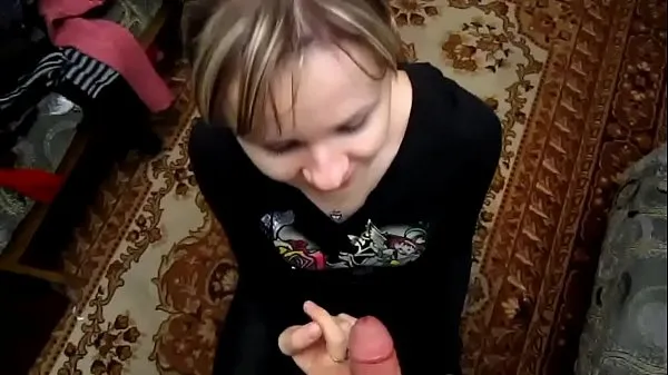 HD makes a blowjob, the text is simply gorgeous top Videos