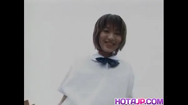 HD Akane Yoshizawa in uniform gives blowjob शीर्ष वीडियो