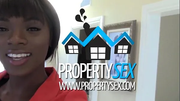 HD PropertySex - Beautiful black real estate agent interracial sex with buyer top Videos