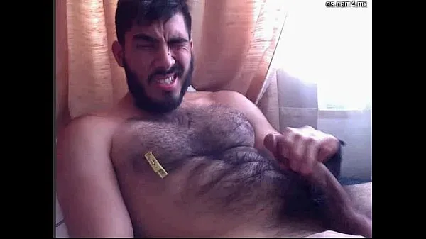 HD Cineabhot: Mexican muscular wolf cum on face Jackal cums on his face and beard วิดีโอยอดนิยม