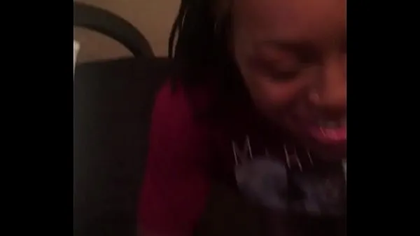 HD ebony teen loves giving head and enjoys her first cumshot top Videos