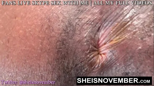 HD A Sensual Filthy Booty Whore Pose Her Stinky Butt Hole Sphincter! Busty Young Babe Sheisnovember Spreading Apart Her Tight Butthole While Giant Saggy Ebony Boobs And Hard Nipples Bounce During Throat Insertions Of Gigantic Toy on Msnovember suosituinta videota