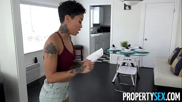 HD PropertySex - Hot tenant cheats on her DJ boyfriend with landlord top videoer