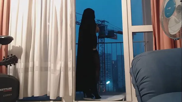HD exhibits in niqab and pantyhose κορυφαία βίντεο