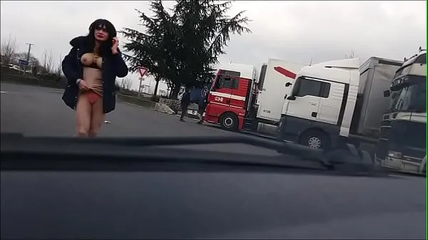 HD bitch turns on 2 truckers top Videos