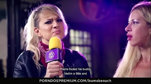 HD BUMS BESUCH - German pornstar Manu Magnum fucks amateur guy and gets cum on tits top Videos