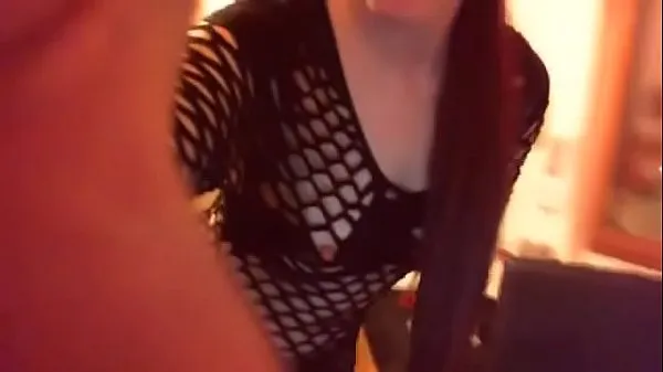 HD Amazing super fetish stockings and fishnet dress for your slutty italian Video teratas