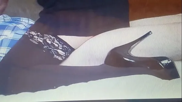 HD sexy 50 yr old high heels stockings top Videos