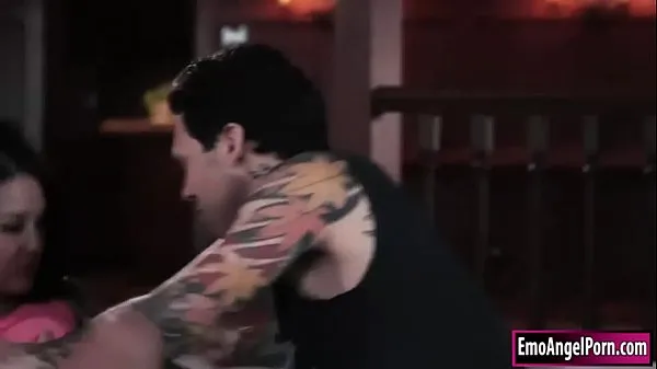 HD Busty tattooed babe fucked by bfs cock أعلى مقاطع الفيديو