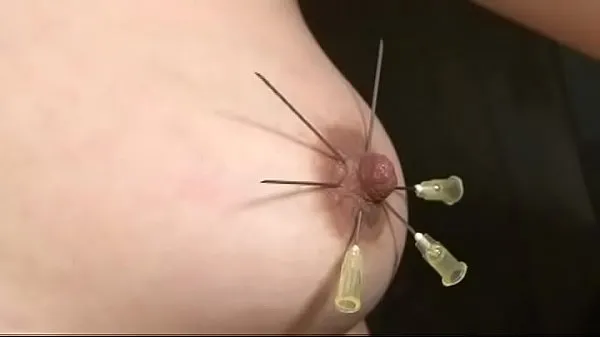 HD japan BDSM piercing nipple and electric shock Video teratas