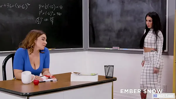 ایچ ڈی As A Teacher I Must Help On My Students! - Natasha Nice, Ember Snow ٹاپ ویڈیوز
