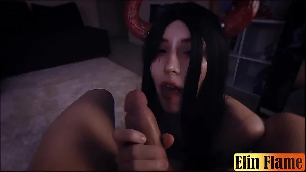 HD My step sis possessed by a Demon Succubus fucked me till i creampie at Halloween night أعلى مقاطع الفيديو