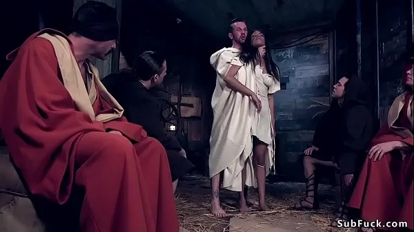 HD Ebony banged by Jesus and followers κορυφαία βίντεο