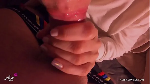 HD Teen Blowjob Big Cock and Cumshot on Lips - Amateur POV κορυφαία βίντεο