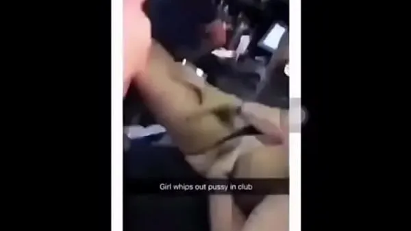 HD Girl whips out pussy in club More top Videos