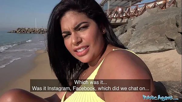 HD Public Agent A Blind date for Latina with huge natural boobs najboljši videoposnetki