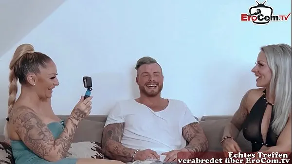 HD German port milf at anal threesome ffm with tattoo κορυφαία βίντεο
