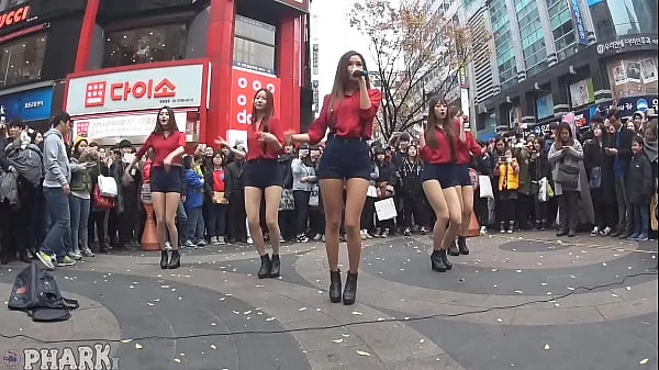 HD Korean EXID Street Uniform Sexy Hot Dance Official Account [Meow วิดีโอยอดนิยม