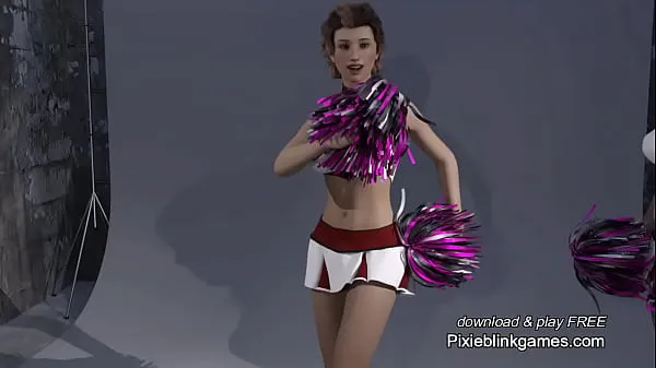 Najlepsze filmy w jakości HD The Professor x-ray camera cheerleader photo shoot