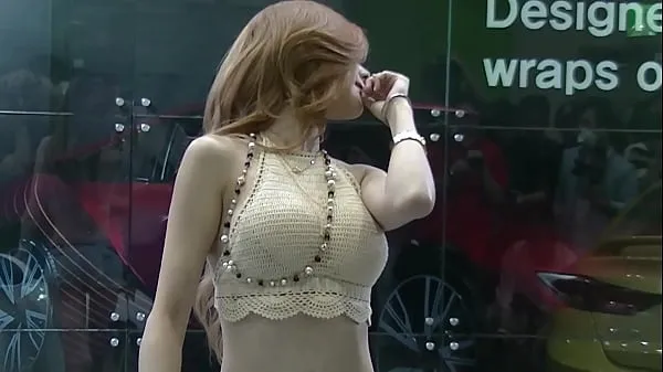 Video HD Public account [喵泡] Japan's Tokyo Motor Show models not only have temperament, but also have small breasts hàng đầu