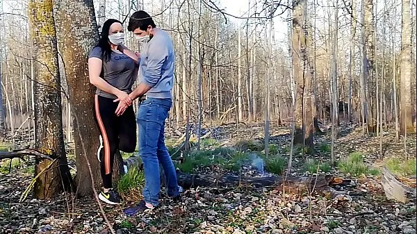 HD Sex on nature with corona mask top Videos