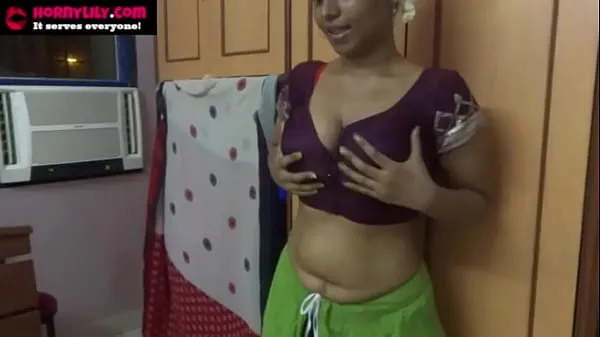 HD Mumbai Maid Horny Lily Jerk Off Instruction In Sari In Clear Hindi Tamil and In Indian i migliori video