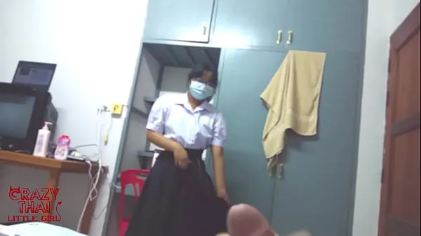 HD Cute thai student teen glass student have sex with his friend أعلى مقاطع الفيديو