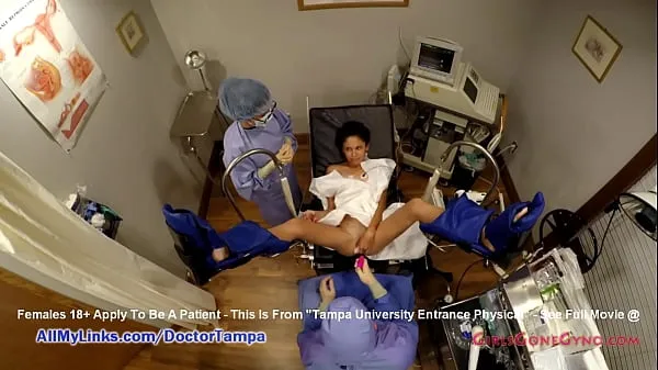 HD Sandra Chappelle's Gyno Exam By Doctor Tampa & Nurse Lilith Rose Caught On Spy Cam @ - Tampa University Physical 인기 동영상
