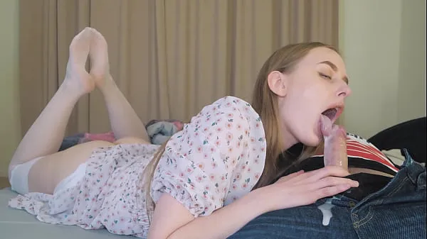 HD step Daughter's Deepthroat Multiple Cumshot from StepDaddy - Cum in Mouth top Videos
