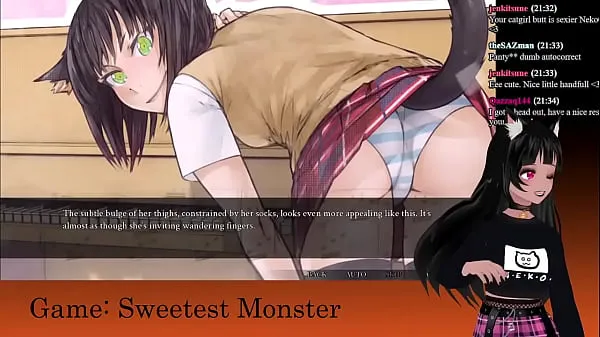 高清VTuber LewdNeko Plays Sweetest Monster Part 2热门视频