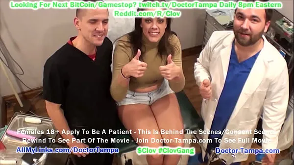 HD CLOV - Become Doctor Tampa & Give Gyno Exam To Katie Cummings While Male Nurse Watches As Part Of Her University Physical أعلى مقاطع الفيديو