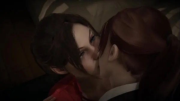 HD-Resident Evil Double Futa - Claire Redfield (Remake) and Claire (Revelations 2) Sex Crossover bästa videor