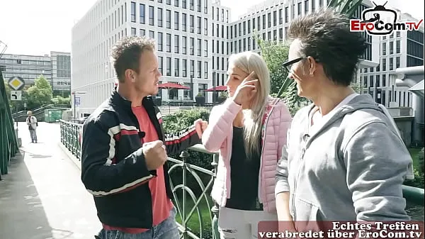 HD STREET FLIRT - German blonde teen picked up for anal threesome วิดีโอยอดนิยม