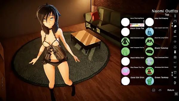 HD Our appartment [Hentai SFM game] Ep.2 Rainbow party girl enjoy a huge dildo en iyi Videolar
