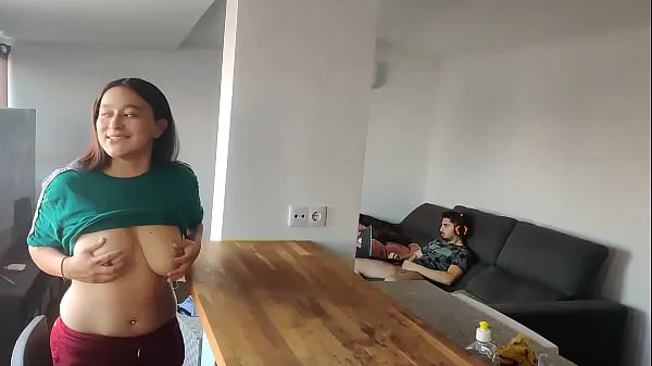 HD caught my stepdad masturbating and I did the same, anal masturbation and double penetracion on the kitchen table, almost got caught najlepšie videá