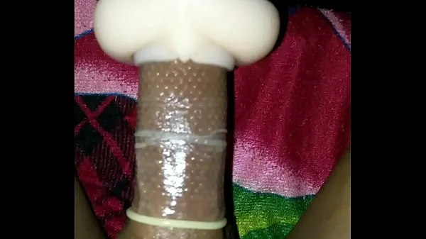 HD I Fucked Fleshlight with Dotted condom but its breaks & No milk coming top Videos