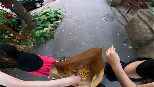 HD Public double handjob in the fries b a g ... I'm jerkin'it! A whole new way to love McDonald's top Videos