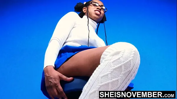 HD 2022 Cute Model Sheisnovember Lashawn Mosley Posing In Los Angeles During Photo Shoot Flashing Her Big Ass And Shaved Pussy, By JDG Pornart Studio, Wiggling Her Sexy Booty, White Cotton Panties To the Side Wedgie, Winking Anus by Msnovember suosituinta videota