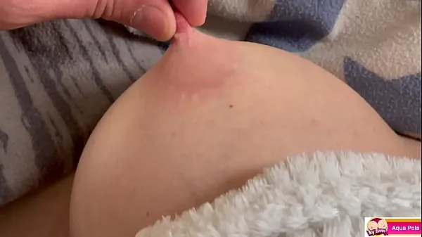HD Hand Job with a lot Cum on Big Tits when He Play with My Nipples top Videos