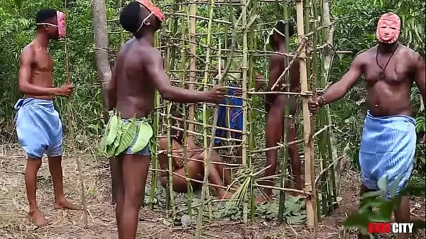 HD Somewhere in west Africa, on our annual festival, the king fucks the most beautiful maiden in the cage while his Queen and the guards are watching top Videos