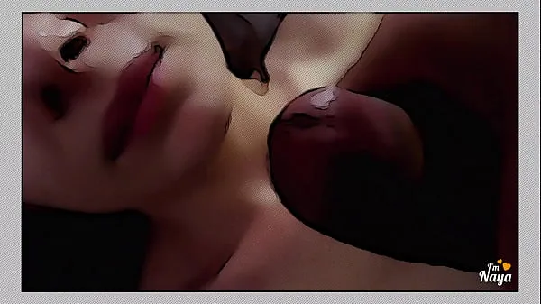 HD Blowjob ends with lot of cum in comic book style top Videos