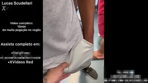 Video HD Lucas Scudellari recebendo mão amiga dentro do vagão de trem (Completo no Red hàng đầu