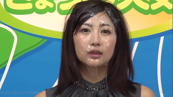HD News Announcer BUKKAKE, Japanese, censored, second girl suosituinta videota