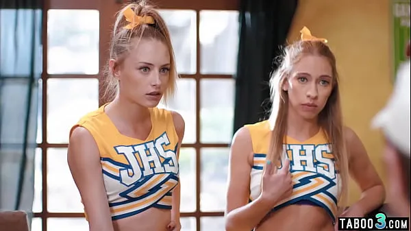 HD-Petite blonde teens Khloe Kapri and Kyler Quinn anal fucked by their coach topvideo's