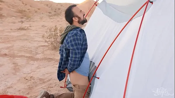 HD Mason) Slips His Big Cock In The Tent So That Kinky (Jade Venus) Can Suck It - Trans Angels suosituinta videota
