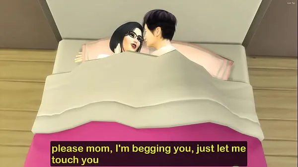 HD Japanese Step-mom and virgin step-son share the same bed at the hotel room on a business trip Video teratas