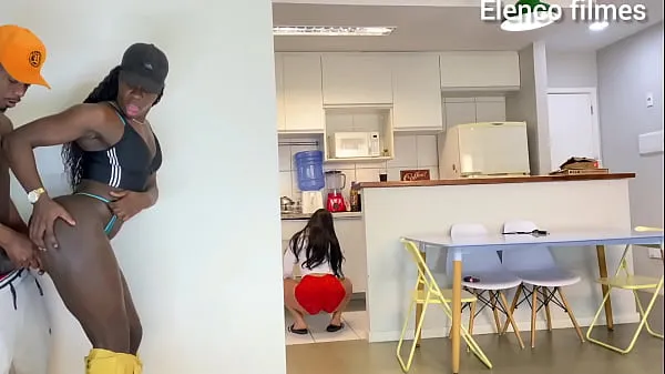 HD Jefao oficial was introduced a friend to his cousin fernanda chocolatte, and ended up fucking her hiding from karen oliver topp videoer