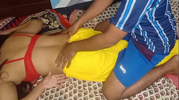HD Young Boy Fucked His Friend's step Mother After Massage! Full HD video in clear Hindi voice top Videos
