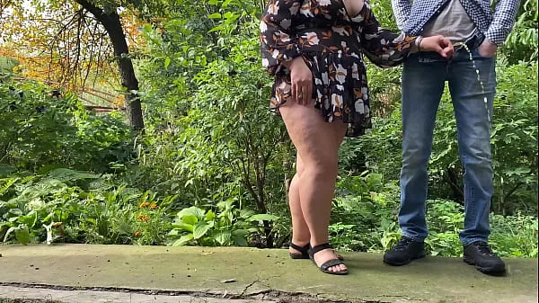HD Stepmom knows exactly what she is doing with my dick on the street top Videos